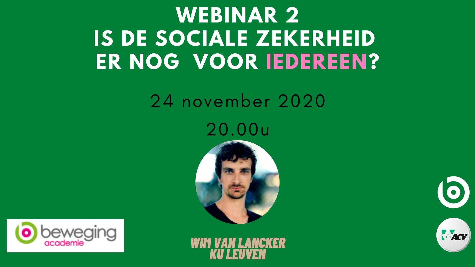 webinar SZ 2 Is de sociale zekerheid er nog voor iedereen?