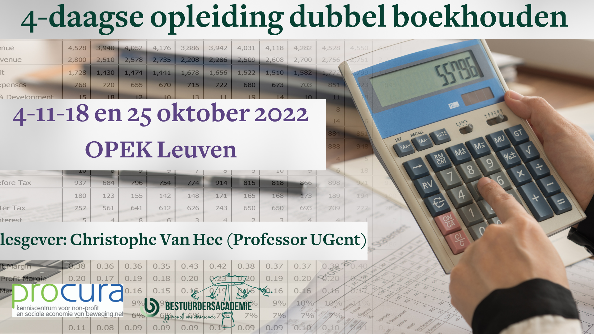 4-daagse dubbel boekhouden